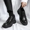 Casual Shoes Lace-Up Leather Men's Classic Men Wedding Dress Male Comfortable Oxfords Shoe