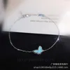 High -end sieradenarmbanden voor Vancleff Dames vlinder Bracelet Women Nieuwe Shell Turquoise Handstuk Simple Agaat Kleine armband Origineel 1: 1 met echt logo en doos