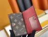 Carteiras de designer feminino Luxurys zíper para bolsa multifuncional Carta de flor curta titular de cartão de alta qualidade Moda de moda de moda pequena com caixa original