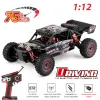 Cars 75 km/h wltoys 124016 V2 RC CARRO BURADO DE CURPO DE 4WD ELECTRIC de alta velocidade de controle remoto Drift carros RC para adultos brinquedos