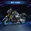 ブロック2023新しいテクニカル42159 MT10 SP YAMAHAS RACINGオートバイビルディングブロックキットモデルスピードモーターバイクレンガおもちゃのギフト