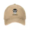 Caps de bola Bad Heisenberg Baseball Cap papel de parede Visualizar estilo de rua Men lavado Hat Hat Hat Chadacte Design Running Gift