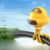 Silent Small Fan Lading Mosquito Repellent Fan Shakehead Kinderwagen Lüfter Cartoon Octopus Fan Desktop 240417