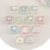 Perles Cordial Design 100pcs 10 * 10 mm Perle acrylique / Fabrication à main / Cube / Aurora Effet lumineux / Perles de bricolage / Constatations de bijoux
