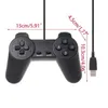 Game Controllers Joysticks USB 2.0 Gamepad Gaming Joystick Wired Game Controller For Laptop Computer PC 135cm Cable Length d240424