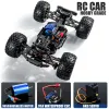 Voitures haiboxing 2996a 1:10 70 km / h voiture RC 4WD avec LED Off Road Télécommande voitures Camion de monstre dérivé à haute vitesse pour les enfants pour enfants