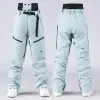 Pants 2024 Outdoor Snow Trousers Mountain Sport Woman Snowboard Overalls Windproof Men Skiing Pants Hiking Waterproof Warm Ski Clothes