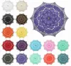 30pcs Classic Multicolor Noble Elegant Palace Style Long Arm Wedding Wedding Parrellarelrelrelrelrelreery Gingham Lace Parasol Pae137154597777