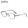 Sonnenbrillen Frames dofta titanium optische Brille Männer Square Ultraleichte Myopie verschreibungspflichtige Brille Rahmen männlich 5719