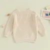 Truien Citgeett herfst baby baby jongens meisjes trui patroon jacquard lange mouw gebreide pullover winter sweatshirt kleren