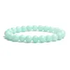Bracciale per perle di pietra naturale per donne uomini ametisti quarzo cristallini aquamarines jades gioielli agate braccialetti elastici braccialetti elastici 240418