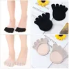 Women Socks Accessries High Heels Half Insoles Foot Care Invisible Toe Forefoot Pad Non-Slip Five Fingers