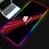 Almofadas de computador mouse gamer corsirsirsirs mousepad rgb acessórios para jogos de mesa tapete de estatística teclado xxl mausause tapete 900x400