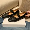 Casual Shoes FEDONAS Square Toe Concise Women Pumps Low Heels Spring Summer Genuine Leather Pleated Working Comfortable Woman