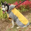 Vêtements pour chiens en plein air manteau de charge de charge étanche intermédiaire arc arc