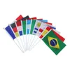 32pcs Hand Tend National Flag Stick International World Country Flags Banners for Bar Party Decor Flag 32 Pays 240416