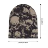 Berets Cool Skull Skullies Beanies Hats Summer Unisex Street Cap теплое теплое упругое вязание капота