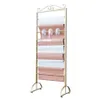 Commercial Furniture Scarf Rack Flower Shop Ribbon Display Racks Clothing Store Hanger Scarfs Shelf Mtifunctional Hangings Cloth Floor Otio0