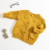 Sweaters Newborn kids Knitted Sweaters Baby Girls Casual Cute Coats tops long sleeve autumn winter warm sweaters buttons Cardigan Clothes