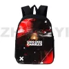 Bolsas 3D Choochoo Charles Anime Mochila Men Outdoor Sport School Bag 6/16 pulgadas Regalos Boba de libros para niños Mujer la computadora portátil Bolsa de viaje