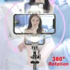 Sticks Xiaomi Selfie Stick Foldbar Mini Tripod Bluetooth Wireless Remote Control Cell Phone Stand med Fill Light för iOS Android