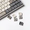 XDA Profile 120 PBT Keycap Dyesub Индивидуализированный минималистский белый серой английский японцы для механической клавиатуры MX Switch 240419