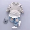 Swimwear Boys and Girls Vêtements Set Baby Tenues Pullover Sauthouettes Vêtements Enfants tenues For Kids Tshirt Tops Pant Tracks Contues Kids