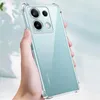 Casos de telefone celular Case de silicone à prova de choque para Mi Redmi Nota 13 12 12s 12t 11 11t 11s 10 10s Pro Plus Pro+ 4g 5g Clear Soft Ultra Fin Shell 240423