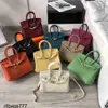 2024 bolsa de bolsa de platina feminina moda 25 cm de mão de um ombro crossbody vaca de couro de grande capacidade artesanal couro genuíno de couro genuíno