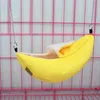 Kleine Tierversorgungen Hamster Baumwolle Nest Banane Form Haus Hängematte Etagenbett -Spielzeug Käfig für Zuckergleiter Vogel Haustier 240412 Drop Lieferung OTDNV