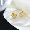 Högkvalitetsdesigner Vancefe Gold Thicked 18k Rose Gold Plated Four Leaf Clover Fritillary Fjärilskrage Halsband för flickvän på Qixi