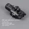 Tactical SureFir X400U X400U X400 X400V Lgiht with Red Green Laser Airsoft Strobe Flashlight Fit 20mm Rail