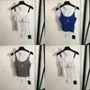 Letter Printing Sports Camisole Womens Designer Simple Halter Topps Camisole Vintage Printing Sexy Crop Tops