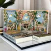 装飾的なオブジェクト図形Kaaba Mosque Boho Islamic Bismillah Temple Fake Booksコーヒーテーブル装飾装飾本収納ボックスベッドルームホームデコレーションD240424