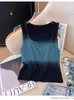 Damestanks Koreaanse vintage elegante vierkante nek Gesnit Vest zomer Casual mouwloze korte tanktops vakantiekleding Vestidos