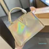 Shiny Hand Bag Designer Tote Lizard Cross Body Fashion Shoulder Handbags Flap Purse Iconic Flip Mini Handbag Flowers Bloom