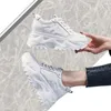 Scarpe casual fujin 8cm comoda vera vera pelle femminile piattaforma a cuneo ladies sneaker sneaker autunno sola con sola primavera vulcanizzata