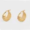 2024 Spring Summer Simple Classic Circle Designer Earrings for Women 18k Gold Retro Vintage Cel Brand Luxury aretes oorbellen Earring Earings Ear Rings Jewelry