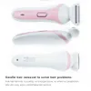 C0TC Epilator Mother Day Gift Electric Body Hair Shaver Rechargeble Hair Remover Trimmer för Bikini Legs Arms Arm Pit Electric Epilator D240424