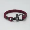 Strands Voq Outdoor Rescue Action Bracciale in acciaio inossidabile Filla regolabile intrecciato intrecciato Braccialetti di gioielli fatti a mano