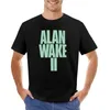 Polos męski Alan Wake 2 T-shirt ponadgabarytowy Animal Animal Prin for Boys Szybkie suszące ciężkie koszule dla mężczyzn