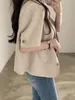 Elegant Casual Blazer ol Arbeitshemd Korean Chic Women Revers Hals Kurzarm Sommerbluse Solid Anzüge Tops 240417