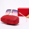 Luxus Sonnenbrille Designer Sommer Sonnenbrille Polarisierte Brille Mode Sonnenbrille Herrenfahrung Sonnenbrille Frauenstrand Reise Sonnenbrille mit Spiegelkoffer