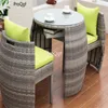 Camp Furniture ProQgf 1 Set Rattan Chair And Table Combination Relax Place