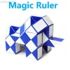 Decompression Toy Plastic 24 Wedges Magic Ruler Magic Snake Kids Twist Folding Educational Toys d240424