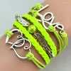 Bracelets Bracelets Bracelet Factory Prix pour la femme avec des hommes bijoux en gros de l'aile de cœur Love Corde Chaîne Pulseiras Masculina