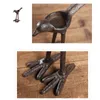 Titulares de vela Retro Iron Bird Solder Vintage Decoração de casa Centralpipe Pedettop Decorativo Tealight Stand Stand