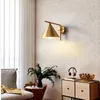 Wandlamp modern gouden decor voor huis woonkamer loft bed slaapkamer spiegel verlichting sconce badkamer verlichting armatuur indoor led