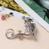 Orecchini Punk Temptation Metal Dragon Bite Orecchini per cuffia per le donne Clip Oregings No Pierced 1Pc