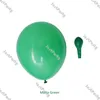 Parti dekorasyon yeşil balonlar çelenk futbol mat beyaz siyah balon kemer kiti çocuklar doğum günü malzemeleri 4d futbol folyo globos